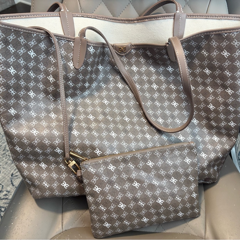 Sam Edelman Large Harper Monogram Shopper Tote